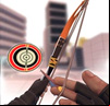 Archery with 3D physics