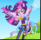 Twilight Sparkle tire à l'arc